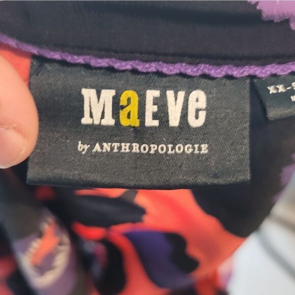 MAEVE Neck-Tie Silk Blouse - Picture 9 of 12